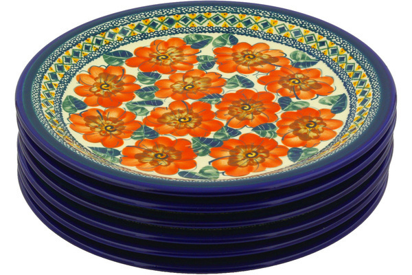Set of 6 Plates 11"