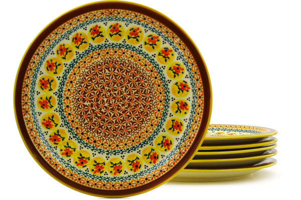 Set of 6 Plates 11"