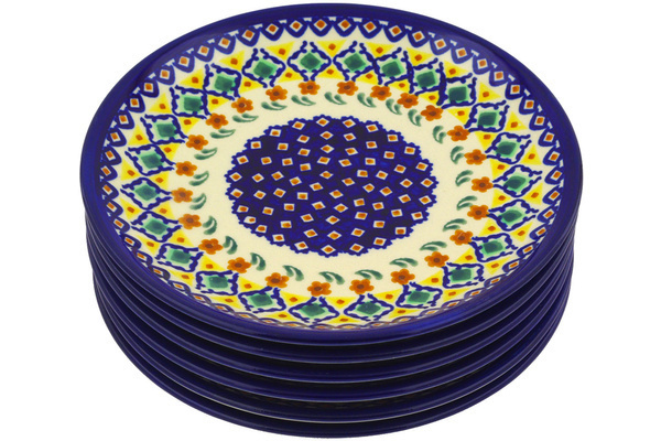 Set of 6 Plates 7"