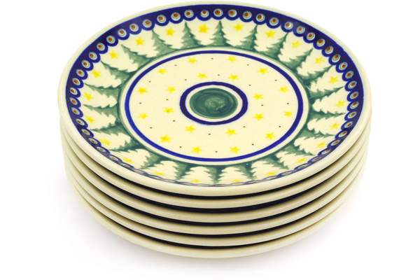 Set of 6 Plates 7"