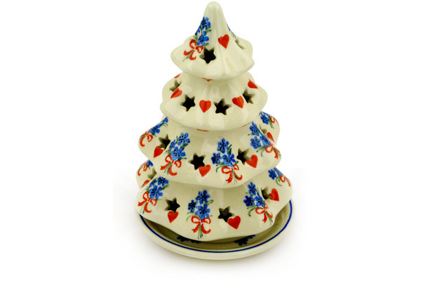 Christmas Tree Candle Holder 7"