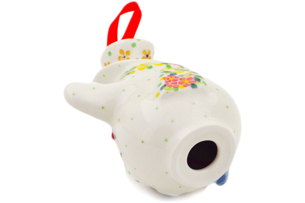 Snowman Ornament With Bell 4"