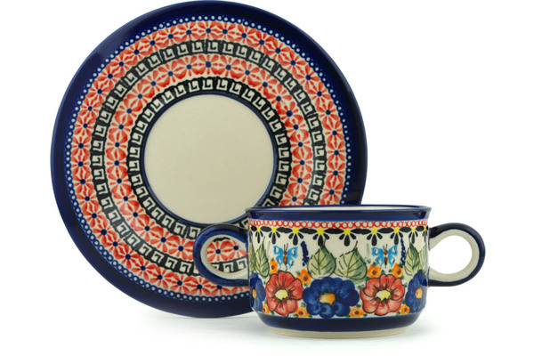 Bouillon Cup with Saucer 13 oz