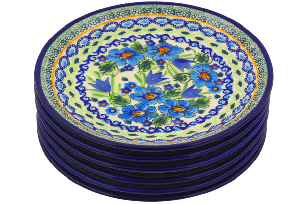 Set of 6 Plates 7"