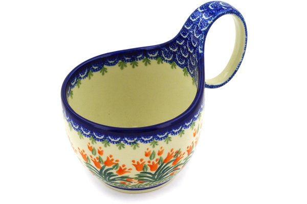 Bowl with Loop-Handle 6"