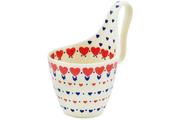 Bowl with Loop-Handle 7"