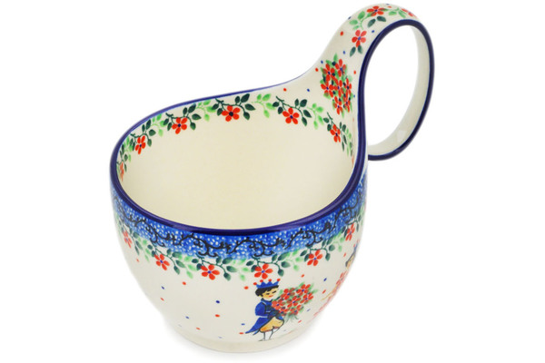 Bowl with Loop-Handle 6"