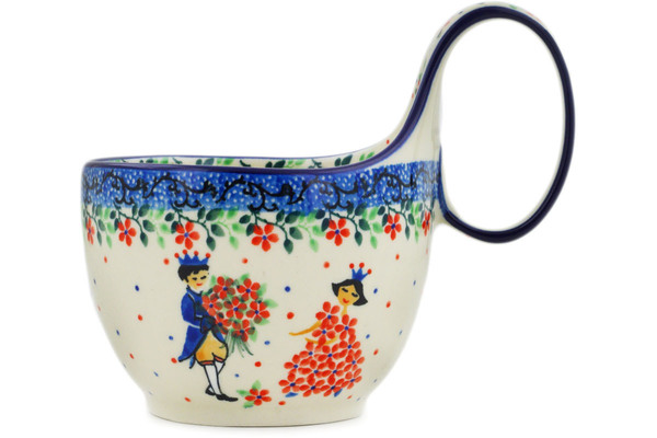 Bowl with Loop-Handle 6"