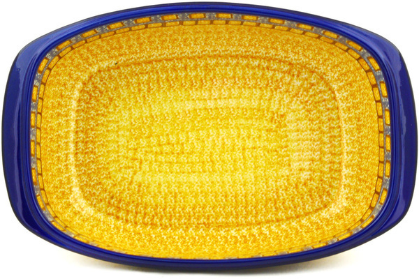 Oval Baker with Handles 14"