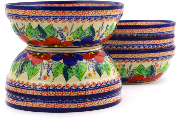 Set of 6 Bowls 7"