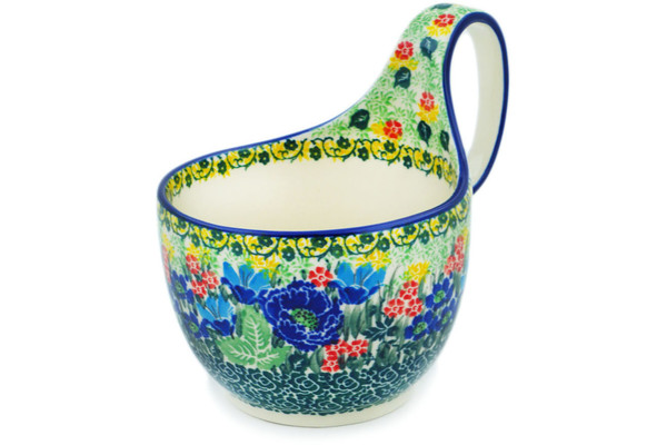 Bowl with Loop-Handle 6"