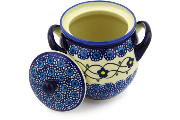 Jar with Lid and Handles 5"