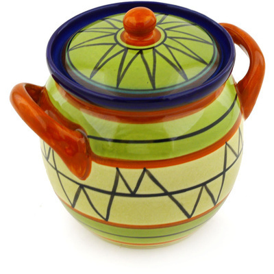 Jar with Lid and Handles