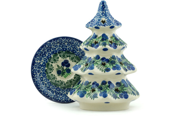 Christmas Tree Candle Holder 8"