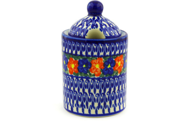 Jar with Lid with Opening 6"