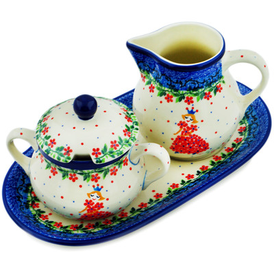 Sugar and Creamer Set 11"