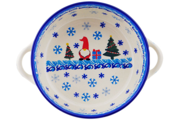 Round Baker with Handles 8"