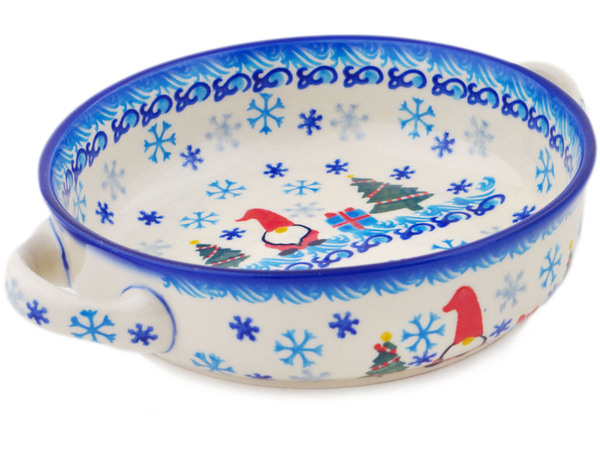 Round Baker with Handles 8"