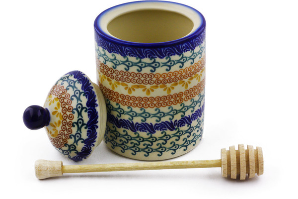 Jar with Lid with Opening 6"