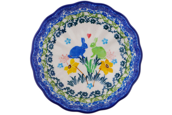 Scalloped Fluted Bowl 5"