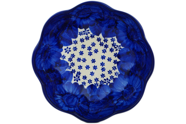 Scalloped Fluted Bowl 10"