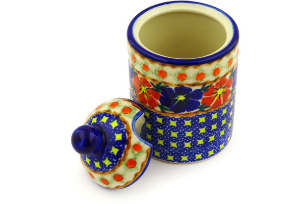 Jar with Lid with Opening 6"