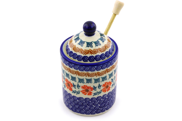 Jar with Lid with Opening 6"