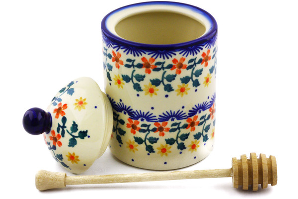 Jar with Lid with Opening 6"