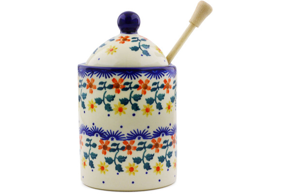 Jar with Lid with Opening 6"