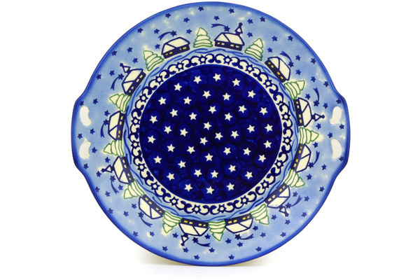 Platter with Handles 10"