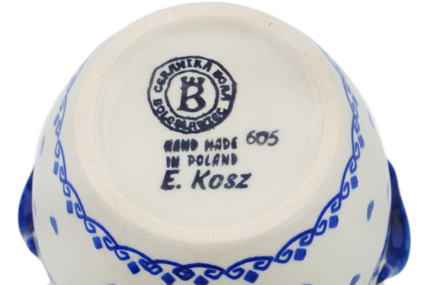 Jar with Lid and Handles 7"