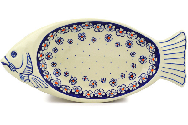 Fish Shaped Platter 15"