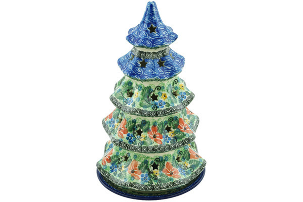 Christmas Tree Candle Holder 10"