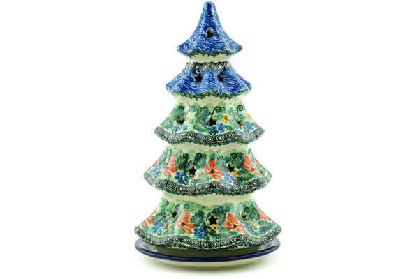 Christmas Tree Candle Holder 10"