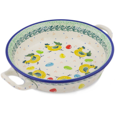 Round Baker with Handles 8"