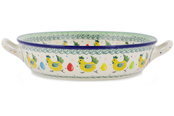 Round Baker with Handles 11"