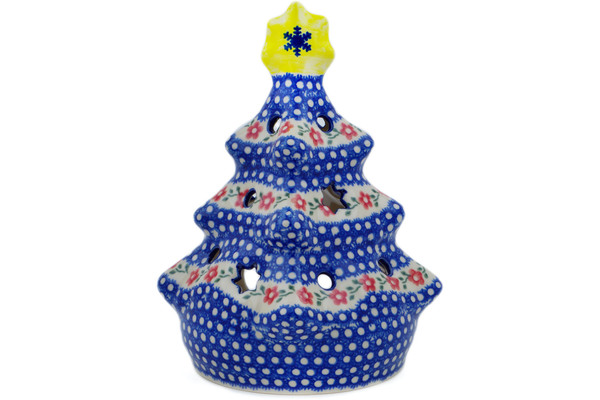 Christmas Tree Candle Holder 8"