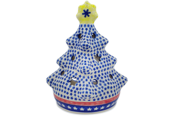 Christmas Tree Candle Holder 8"