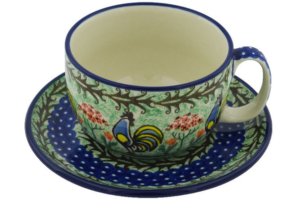 Cup with Saucer 13 oz