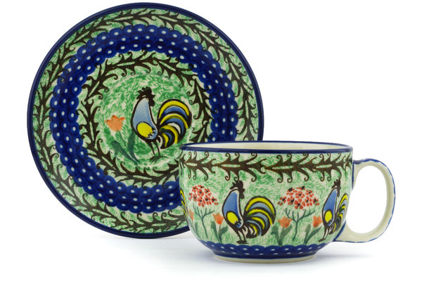 Cup with Saucer 13 oz