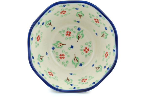 Scalloped Fluted Bowl 7"