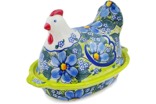 Hen Shaped Jar 9"