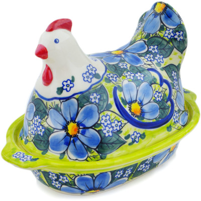 Hen Shaped Jar 9"