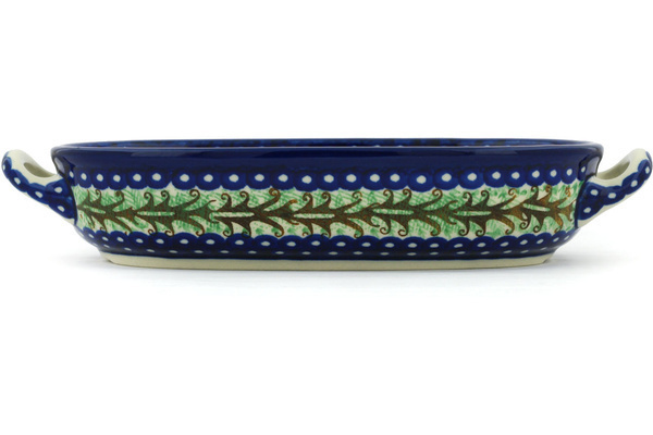 Oval Baker with Handles 9"