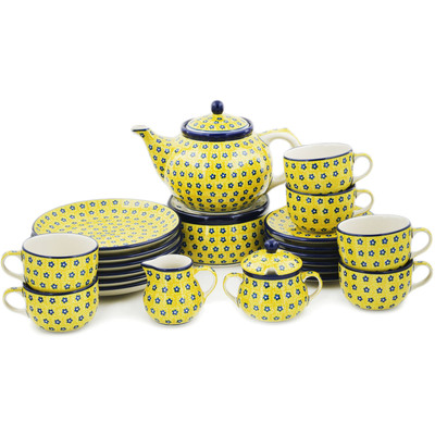 Dessert Set for 6 with Heater 40 oz