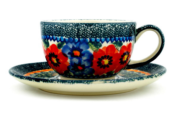 Cup with Saucer 8 oz