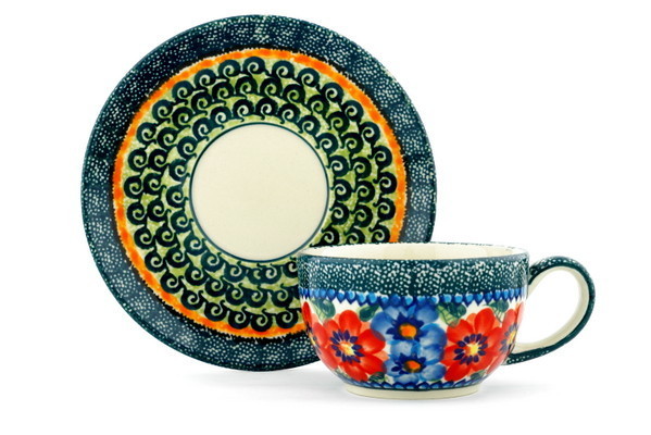 Cup with Saucer 8 oz