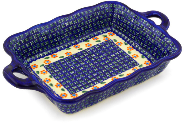 Rectangular Baker with Handles 12"