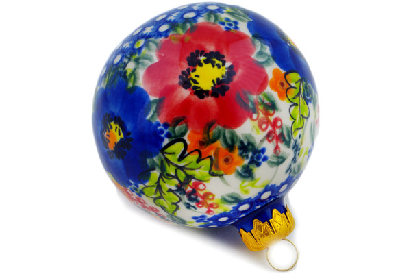 Christmas Ball Ornament 4"