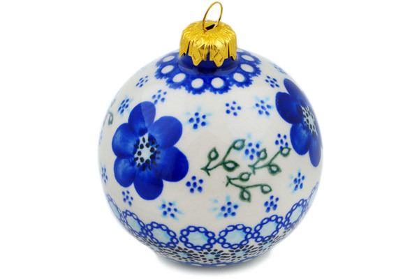 Christmas Ball Ornament 4"